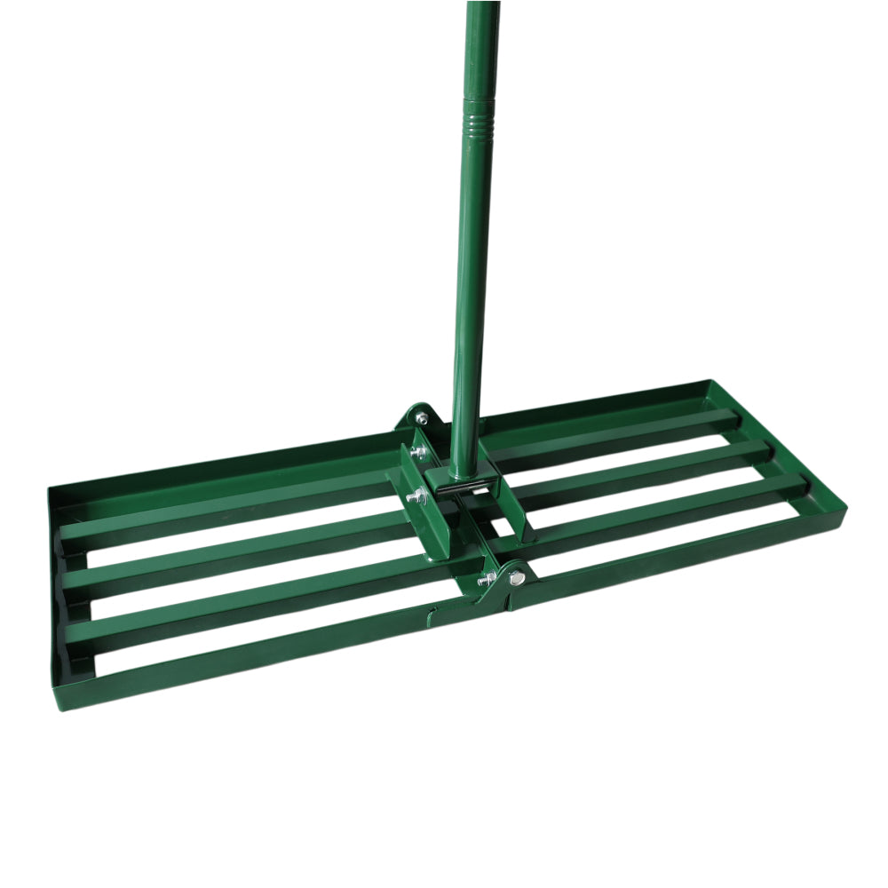 Garden backyard farmland golf course compost sand leveling with 79.5 long handle heavy duty tool lawn leveling rake