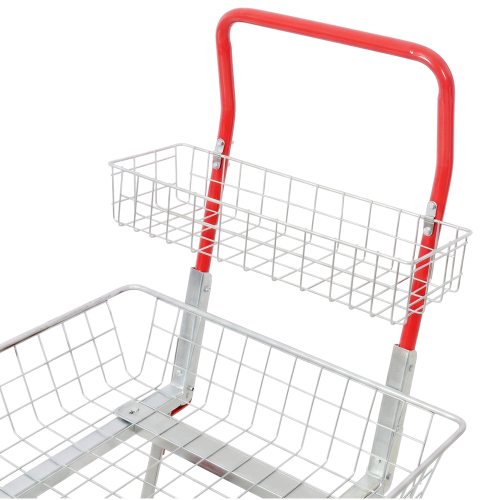 Heavy Duty Garden Cart, 330lbs Capacity Utility Wagon Rolling Yard Cart with 11" Wheels, Galvanized Steel Garden Trolley for Outdoor Patio Lawn, Gardening Tools Storage